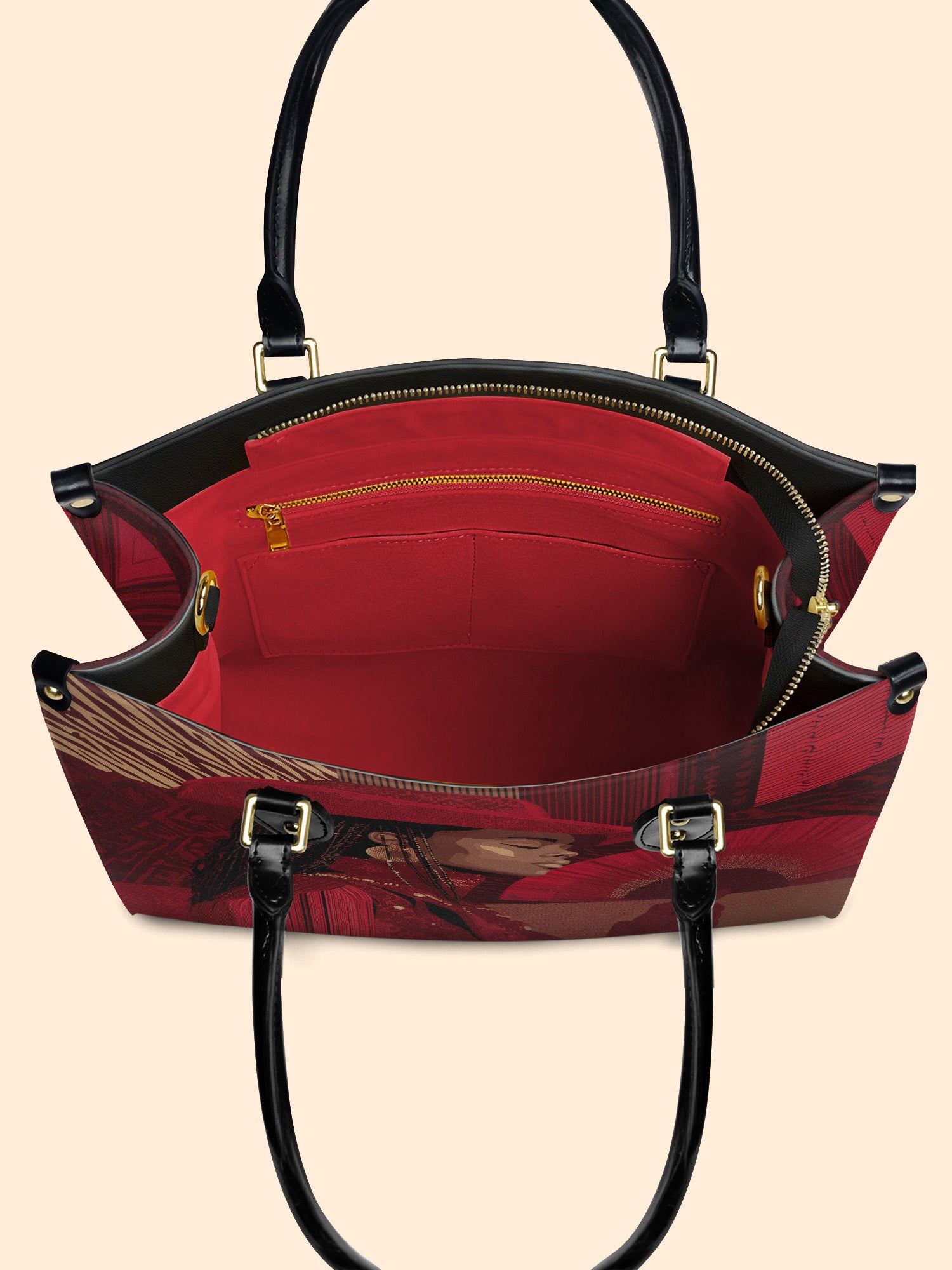 Dust Crowned Beauty Premium Leather Handbag QR0TD488