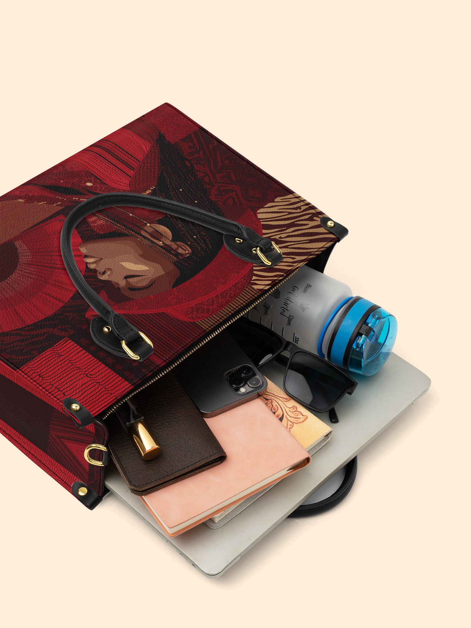 Dust Crowned Beauty Premium Leather Handbag QR0TD488