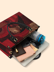 Dust Crowned Beauty Premium Leather Handbag QR0TD488