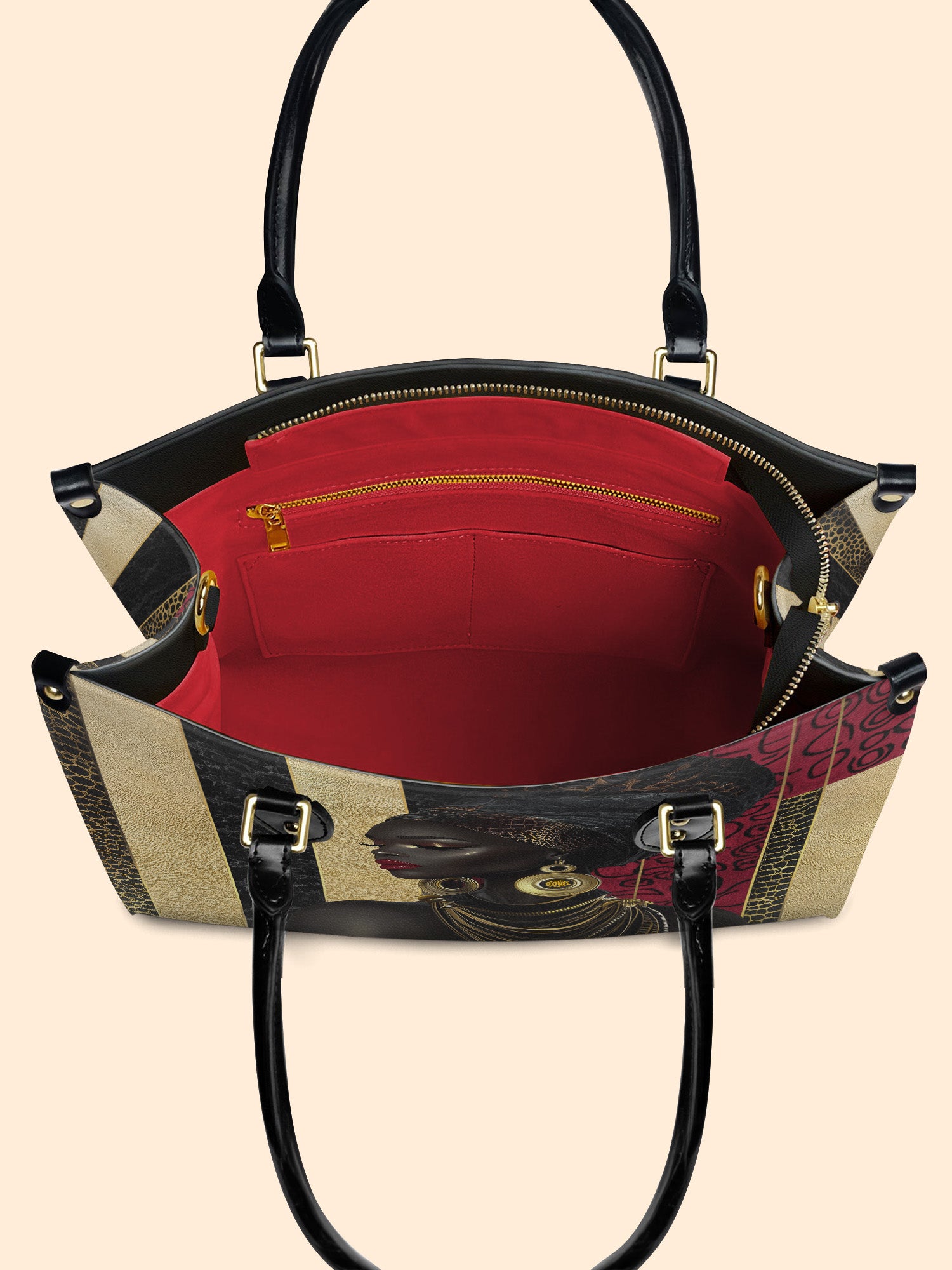 Gilded Silence Premium Leather Handbag QR0XD763