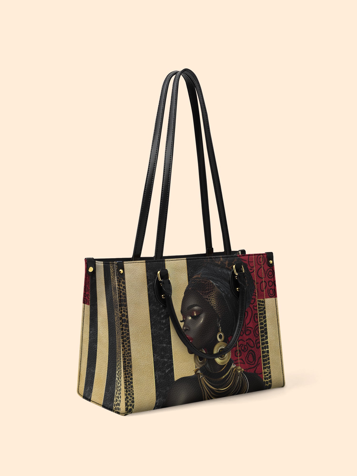 Gilded Silence Premium Leather Handbag QR0XD763