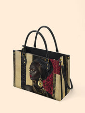 Gilded Silence Premium Leather Handbag QR0XD763