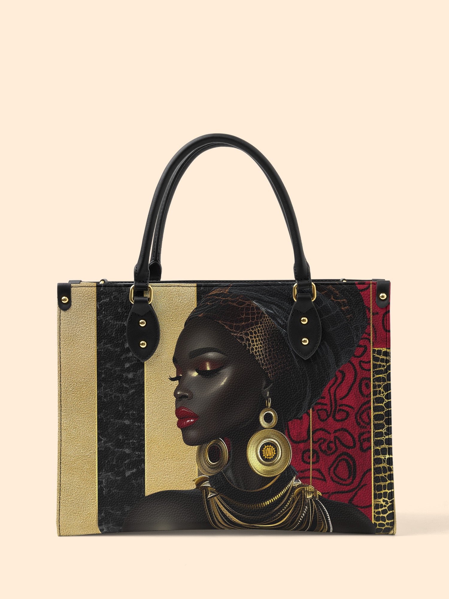 Gilded Silence Premium Leather Handbag QR0XD763