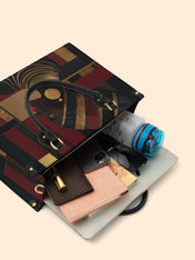 Regal Geometry Premium Leather Handbag QR0XD764