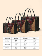 Crimson Sovereign Premium Leather Handbag QR0XD924
