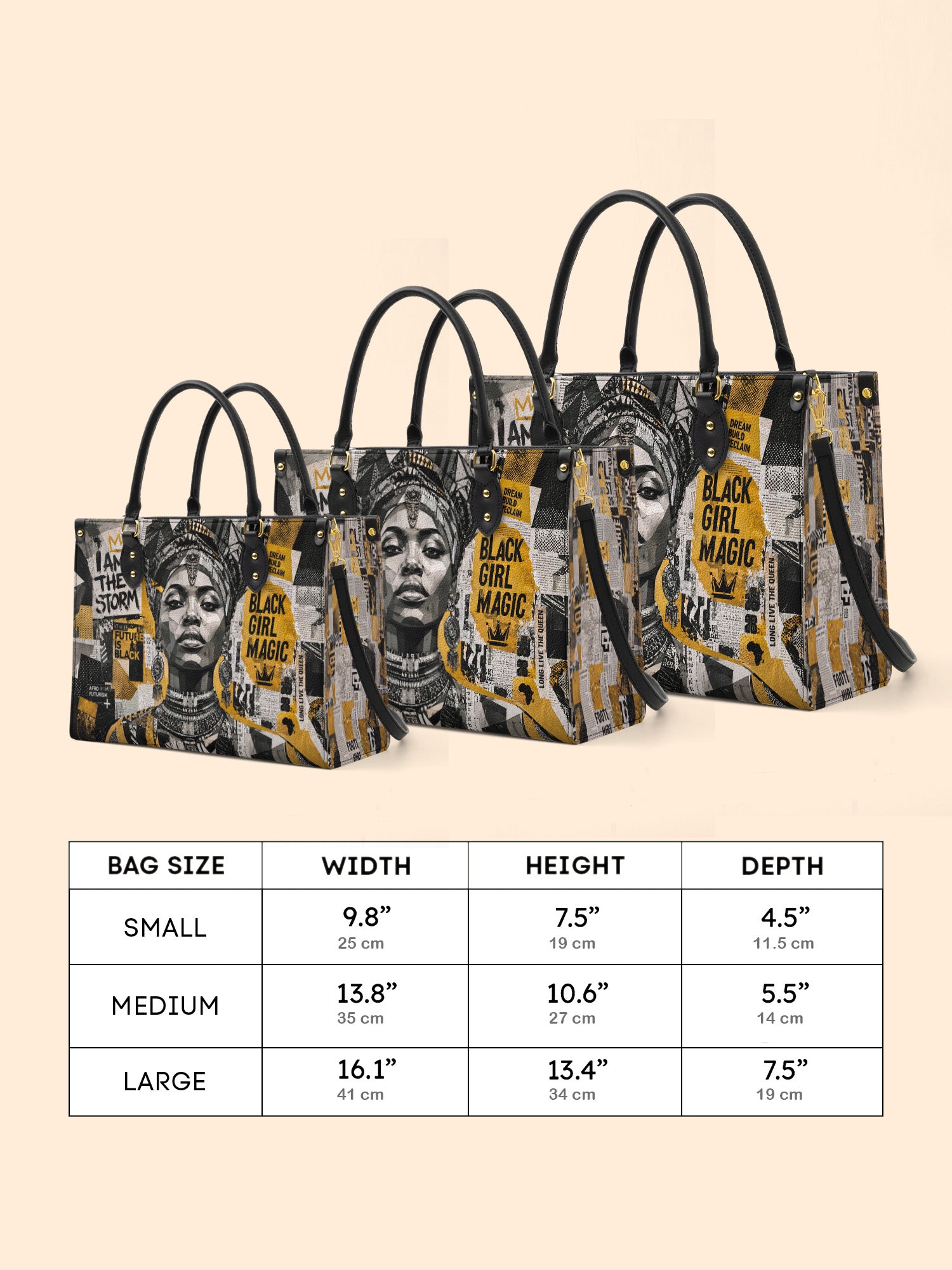 Golden Era Pulse Premium Leather Handbag QR0HH210