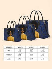 Legacy In Blue Premium Leather Handbag QR0TV284