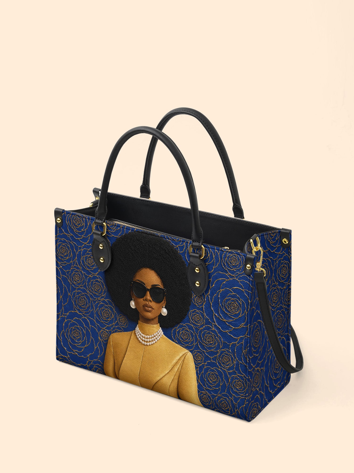 Legacy In Blue Premium Leather Handbag QR0TV284