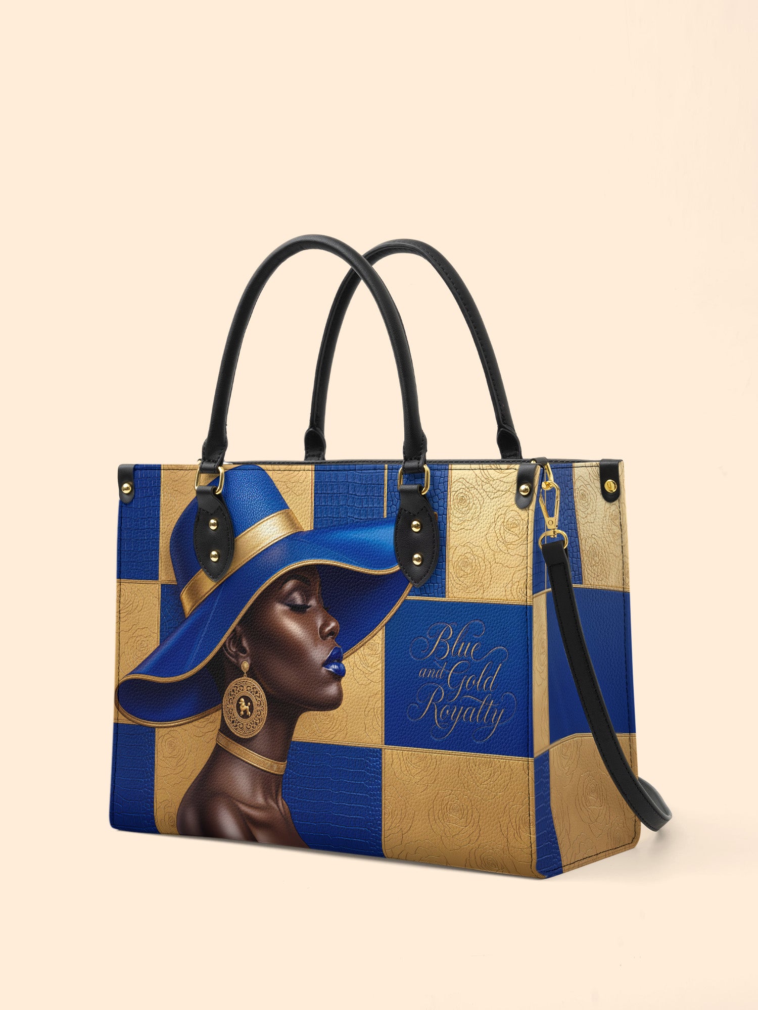 Sapphire Grace Premium Leather Handbag QR0HH217