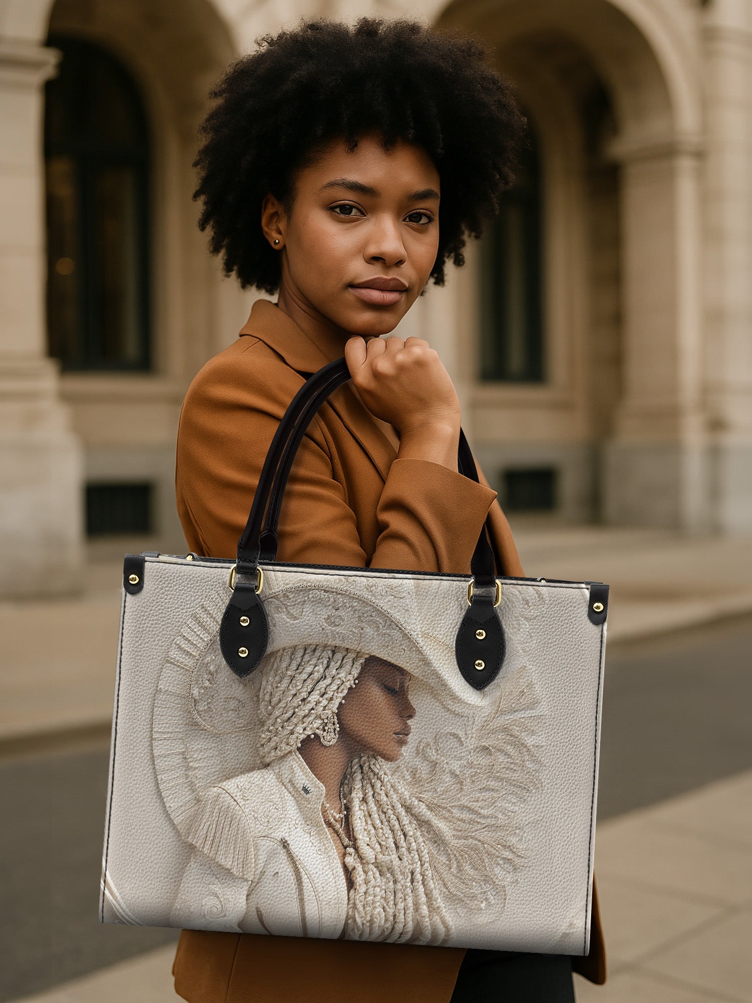 Wild Honey Premium Leather Handbag QR0TD447