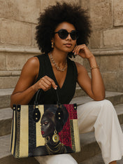 Gilded Silence Premium Leather Handbag QR0XD763