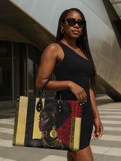 Gilded Silence Premium Leather Handbag QR0XD763