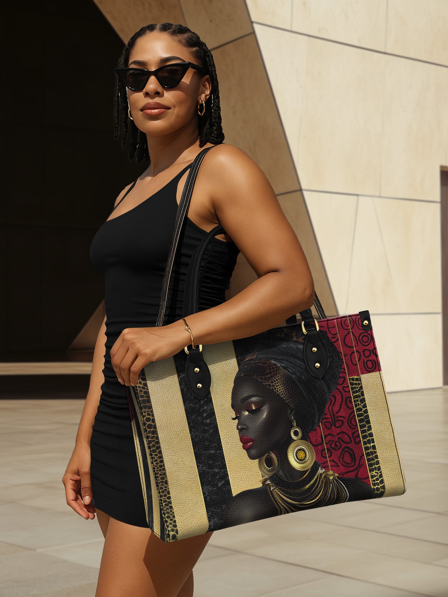 Gilded Silence Premium Leather Handbag QR0XD763