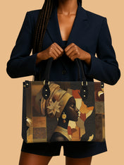 Scarlet Continent Premium Leather Handbag QR0XD766