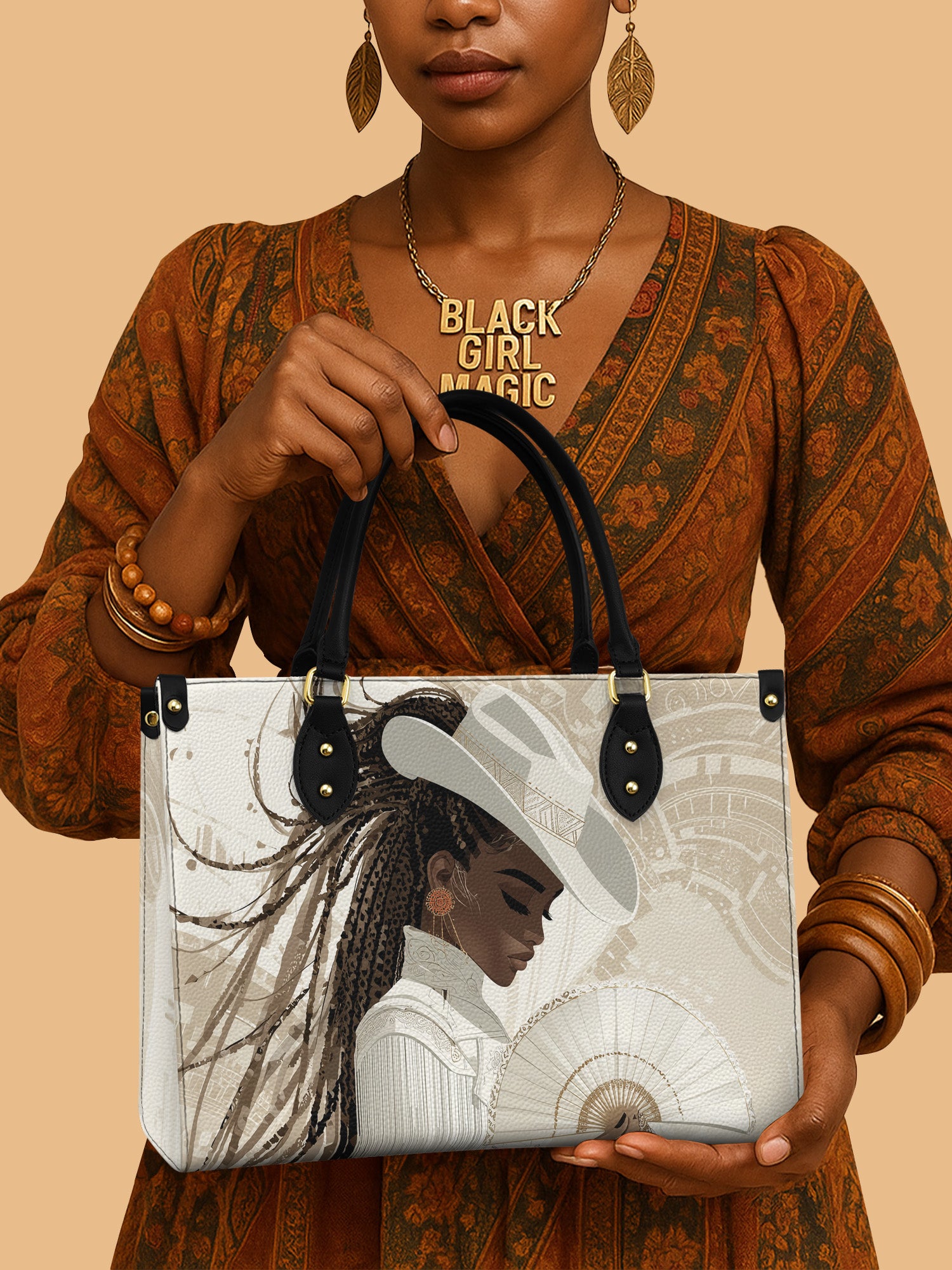 Buffalo Moon Premium Leather Handbag QR0TD485
