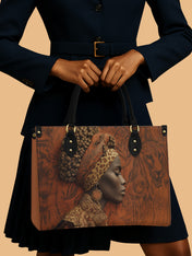 Savanna Spirit Premium Leather Handbag QR0TD430