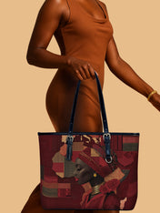 Amber Continent Leather Bucket Bag QR0XD784