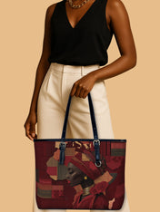 Amber Continent Leather Bucket Bag QR0XD784