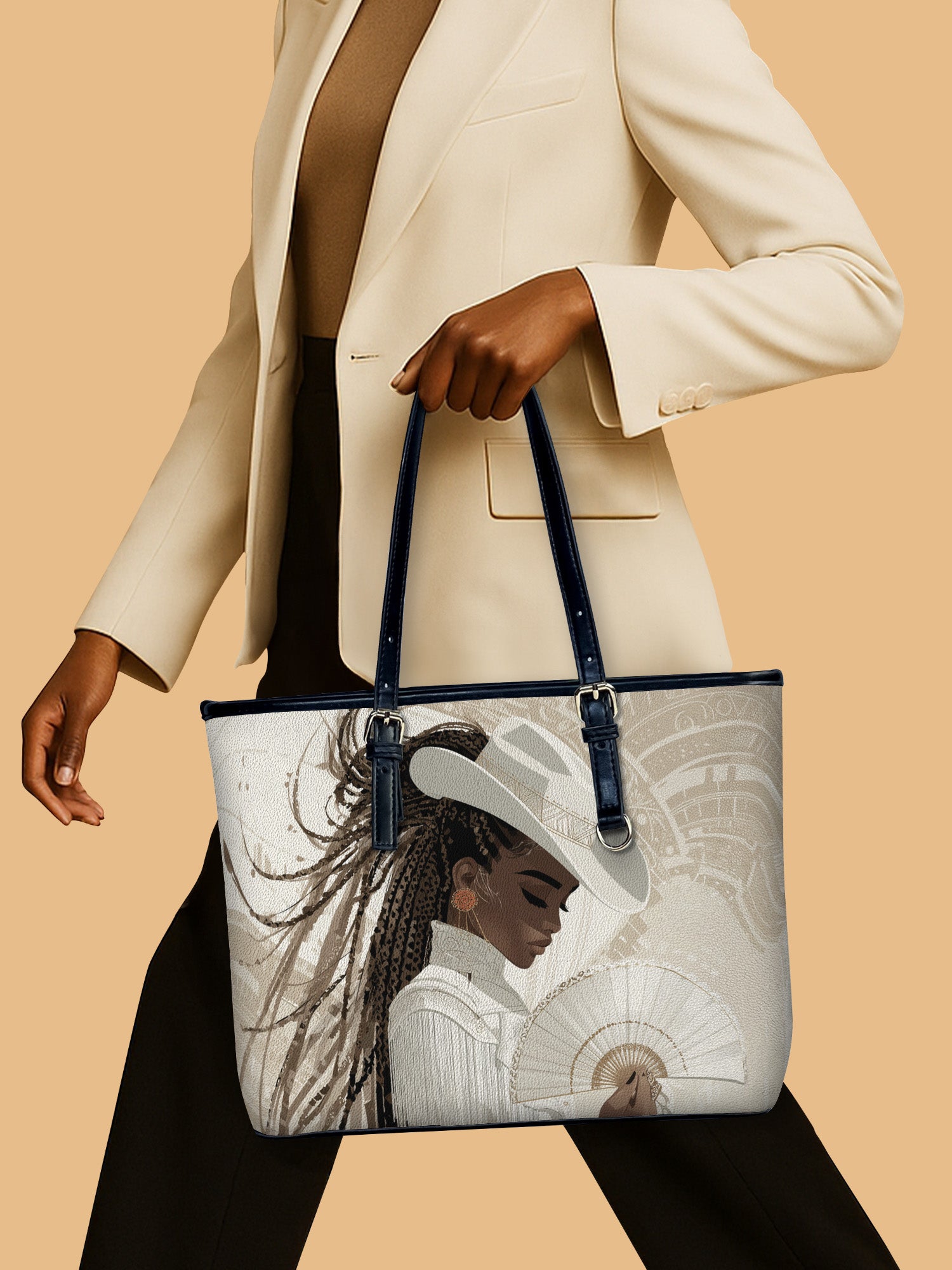 Buffalo Moon Leather Bucket Bag QR0TD484