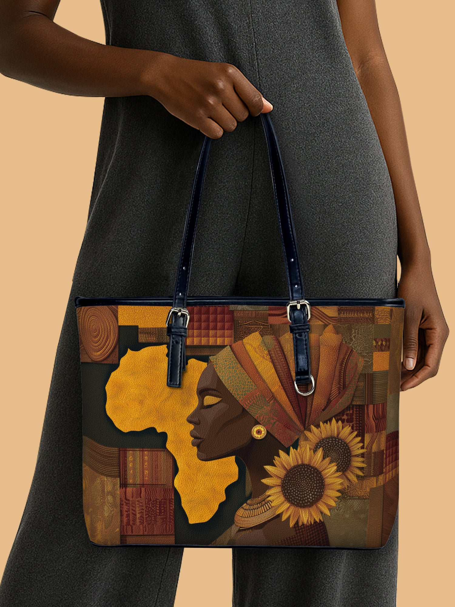 Golden Continent Leather Bucket Bag QR0XD786