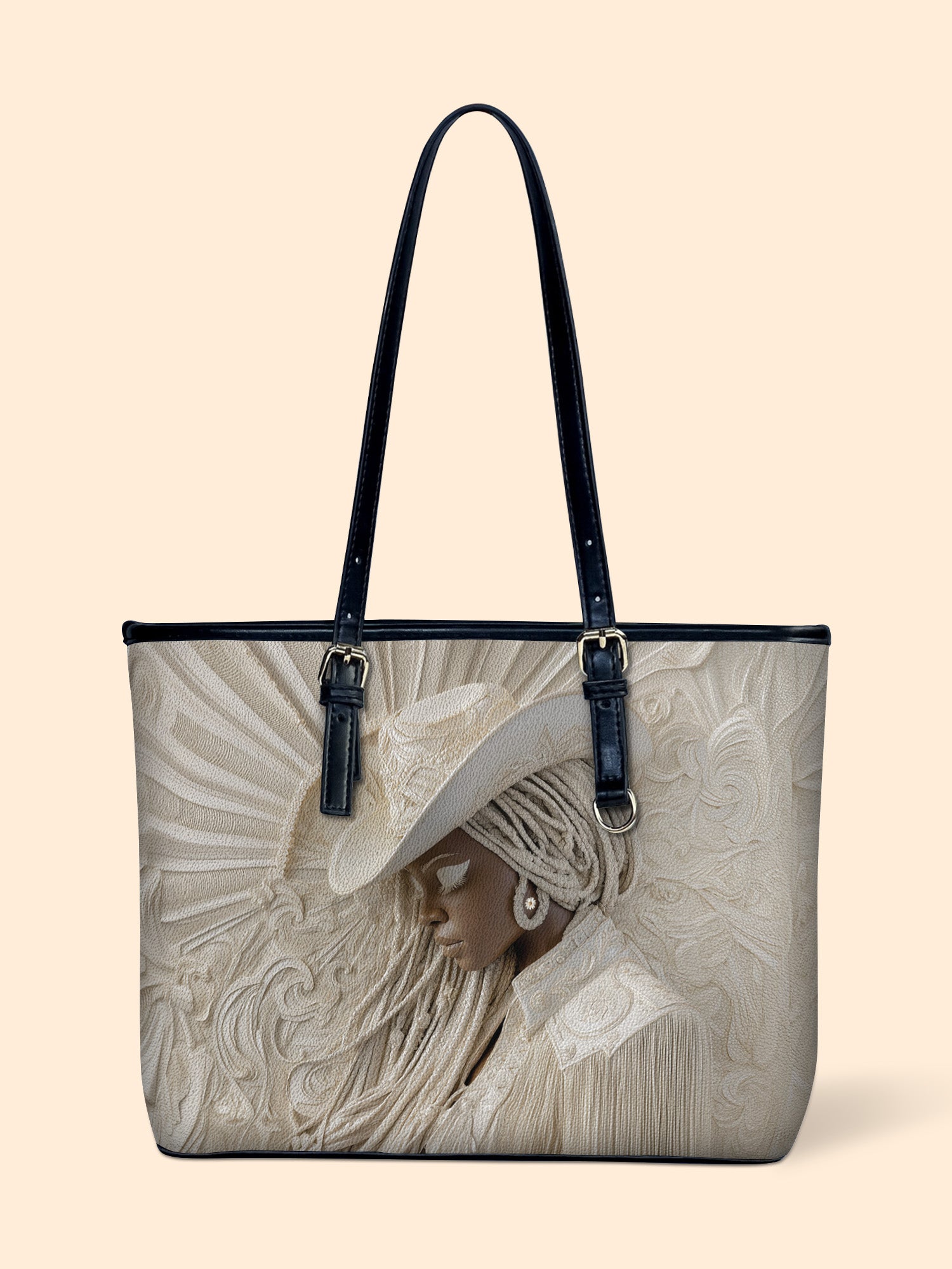 Saddle Queen Leather Bucket Bag QR0TD443