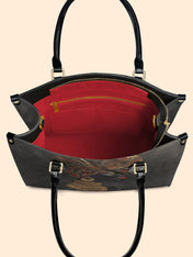 Golden Panthera Premium Leather Handbag QR0XD742