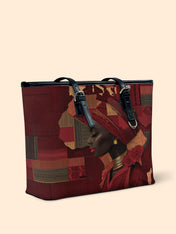 Amber Continent Leather Bucket Bag QR0XD784