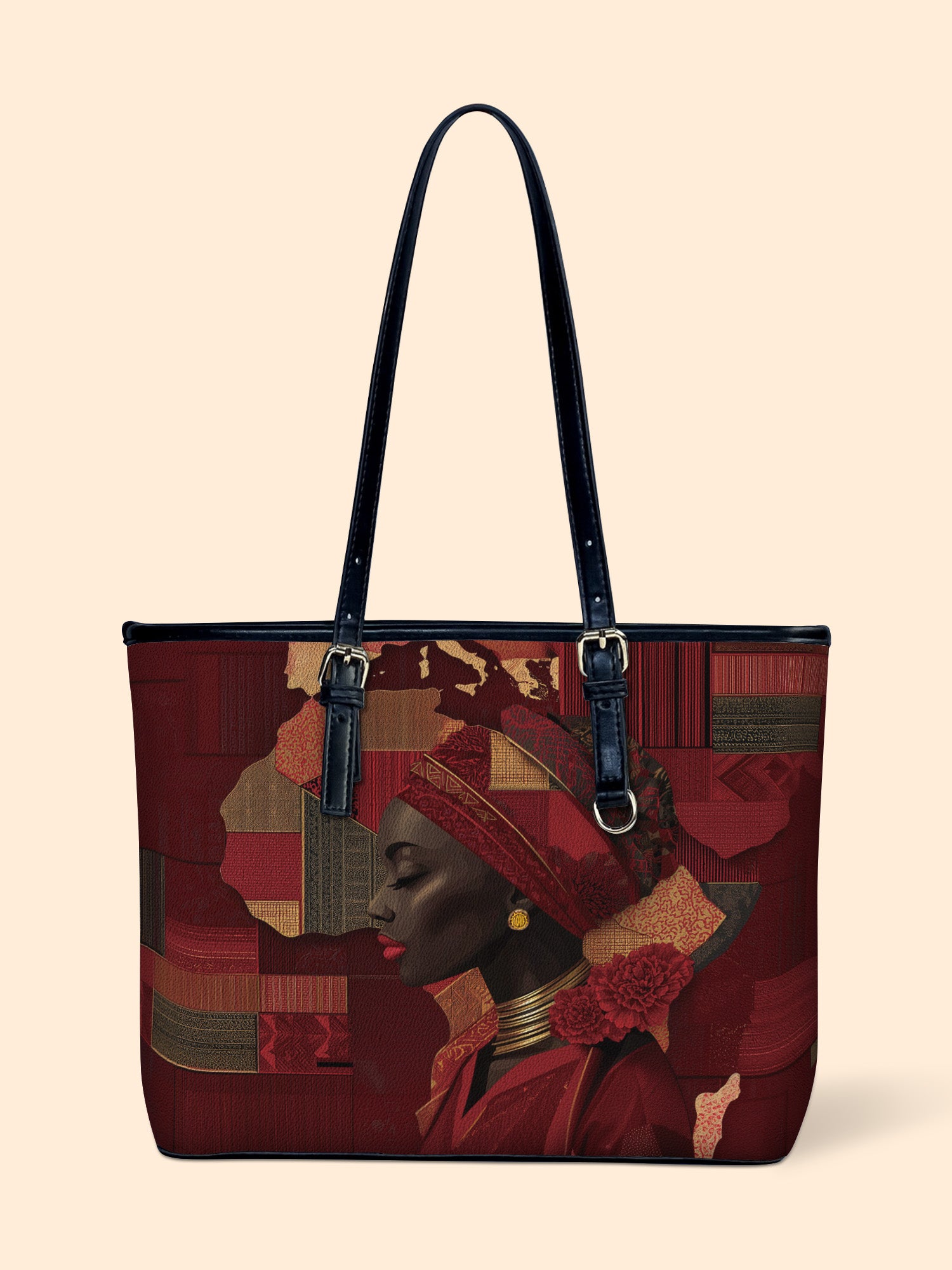 Amber Continent Leather Bucket Bag QR0XD784