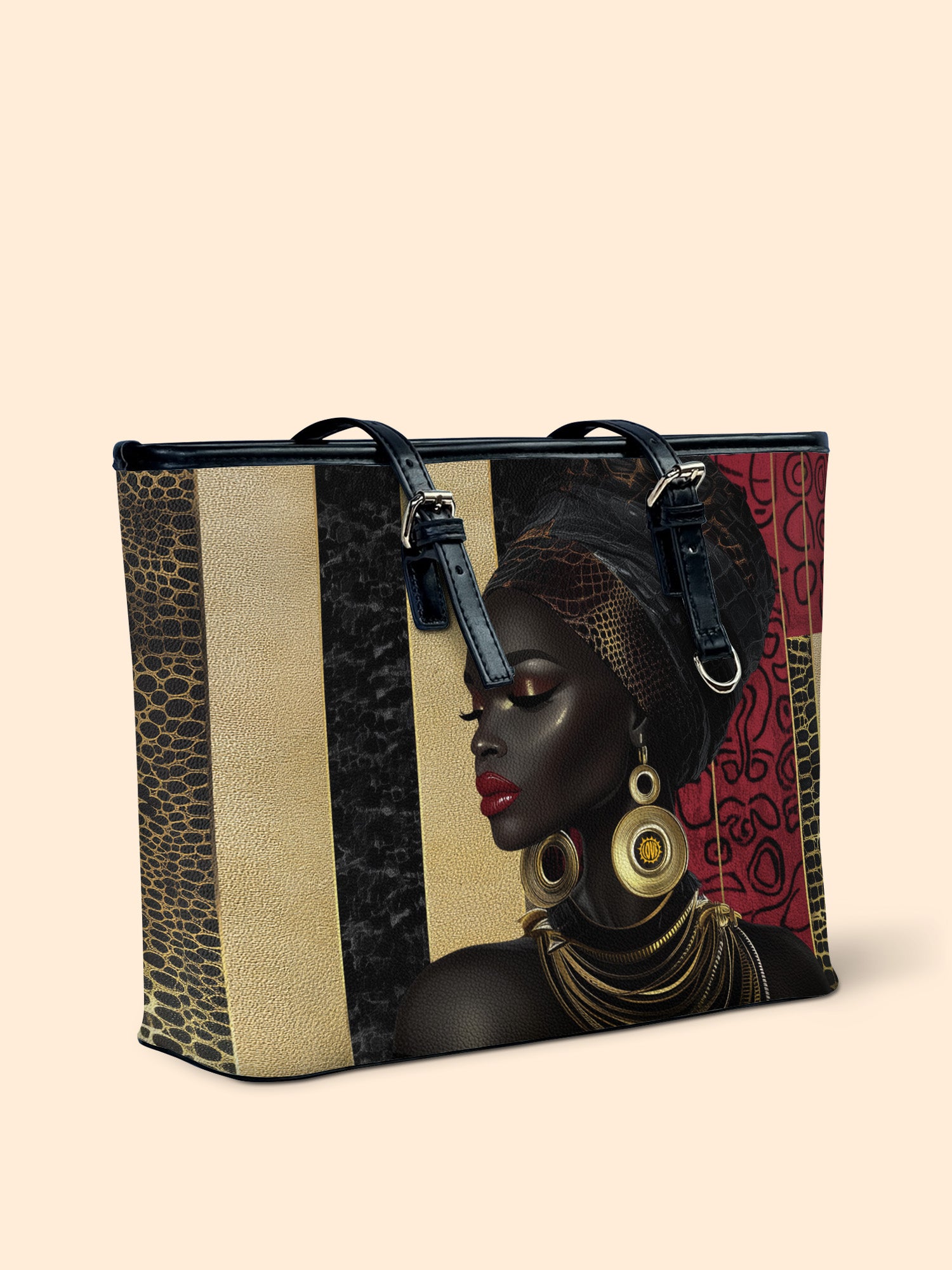 Gilded Silence Leather Bucket Bag QR0XD782