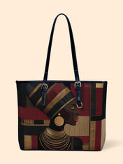 Regal Geometry Leather Bucket Bag QR0XD783