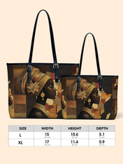 Scarlet Continent Leather Bucket Bag QR0XD785