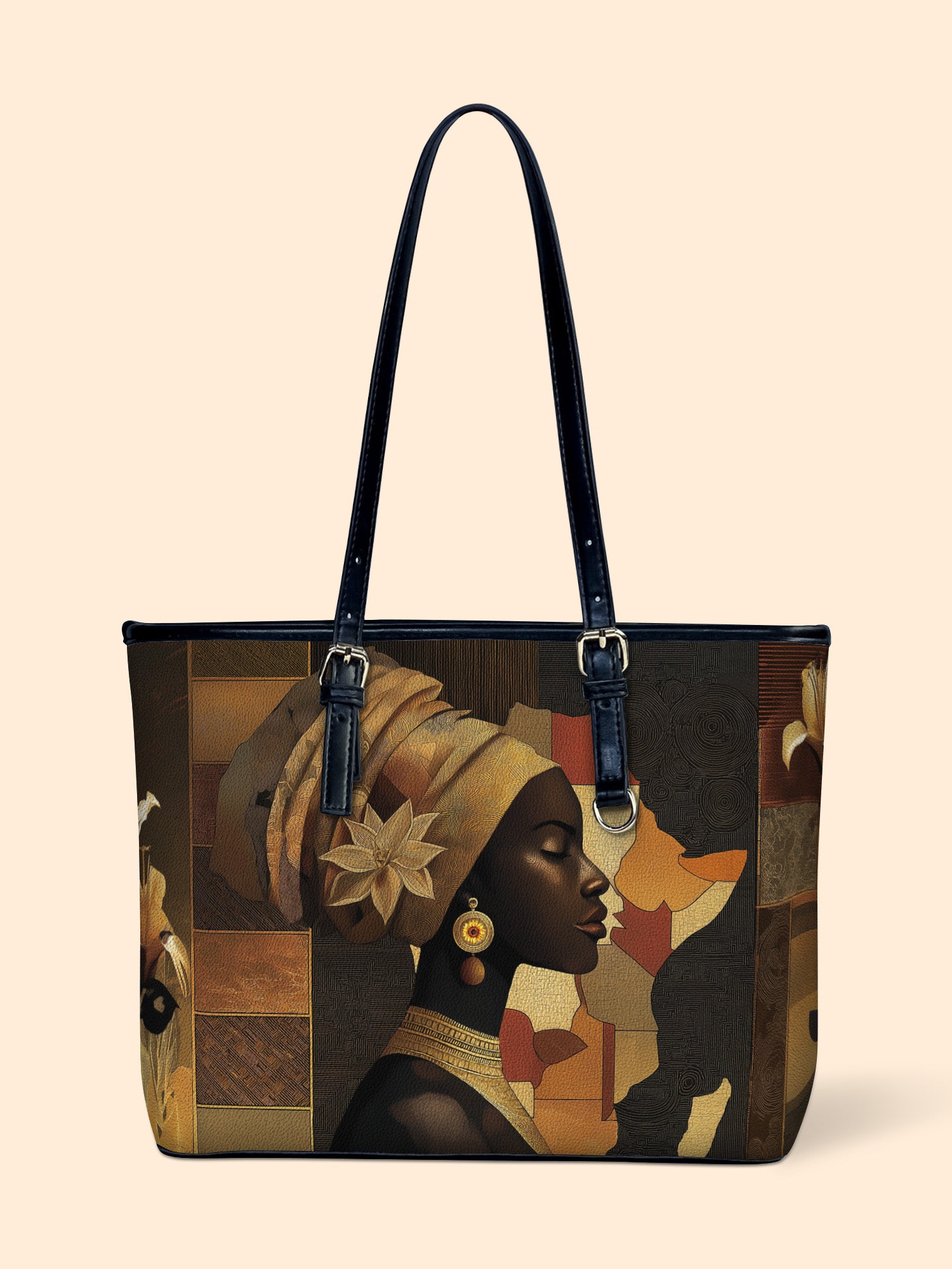 Scarlet Continent Leather Bucket Bag QR0XD785