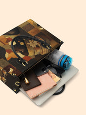 Scarlet Continent Premium Leather Handbag QR0XD766