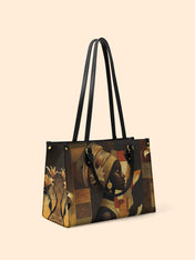 Scarlet Continent Premium Leather Handbag QR0XD766