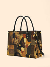 Scarlet Continent Premium Leather Handbag QR0XD766