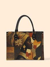 Scarlet Continent Premium Leather Handbag QR0XD766