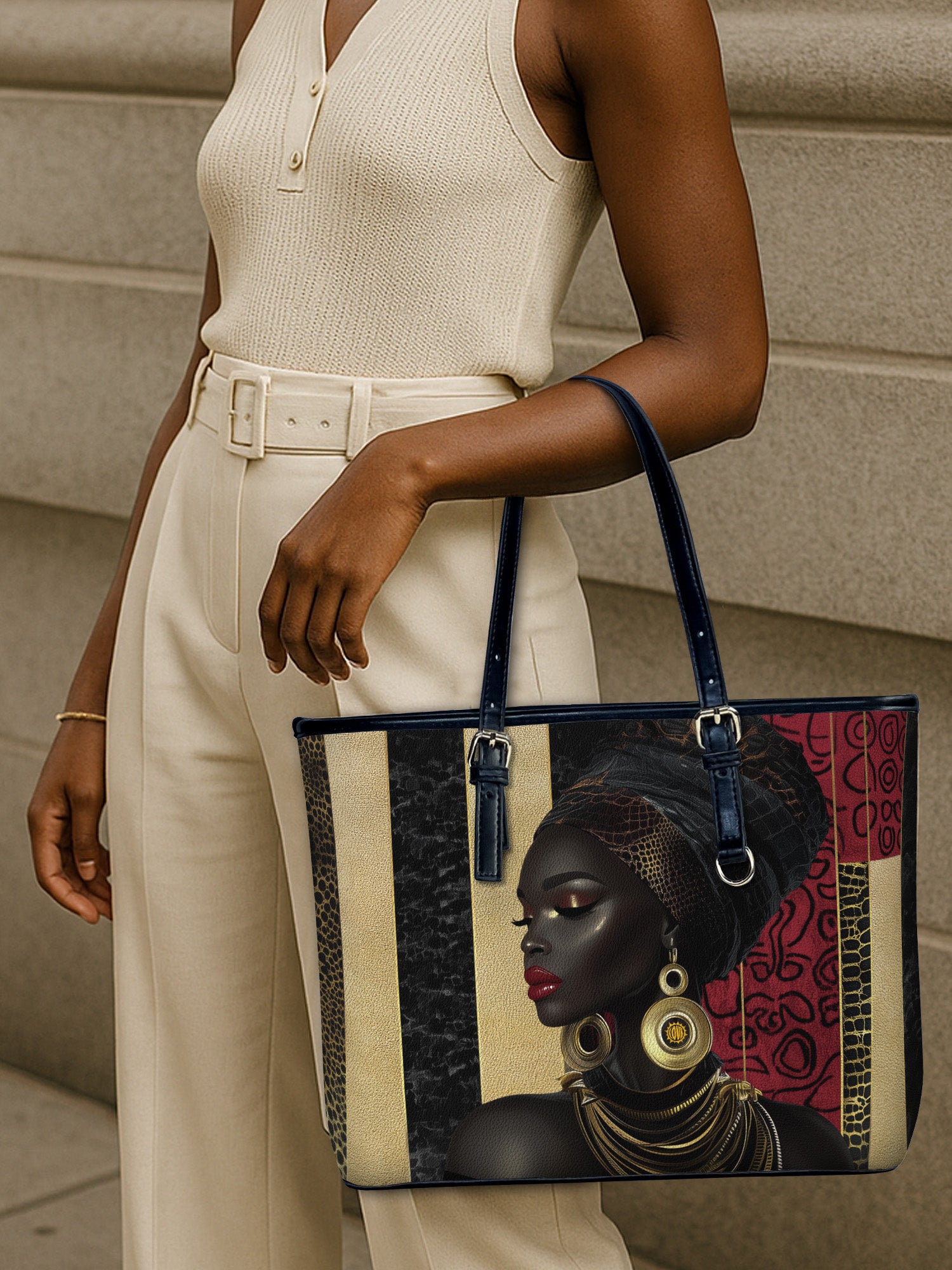 Gilded Silence Leather Bucket Bag QR0XD782