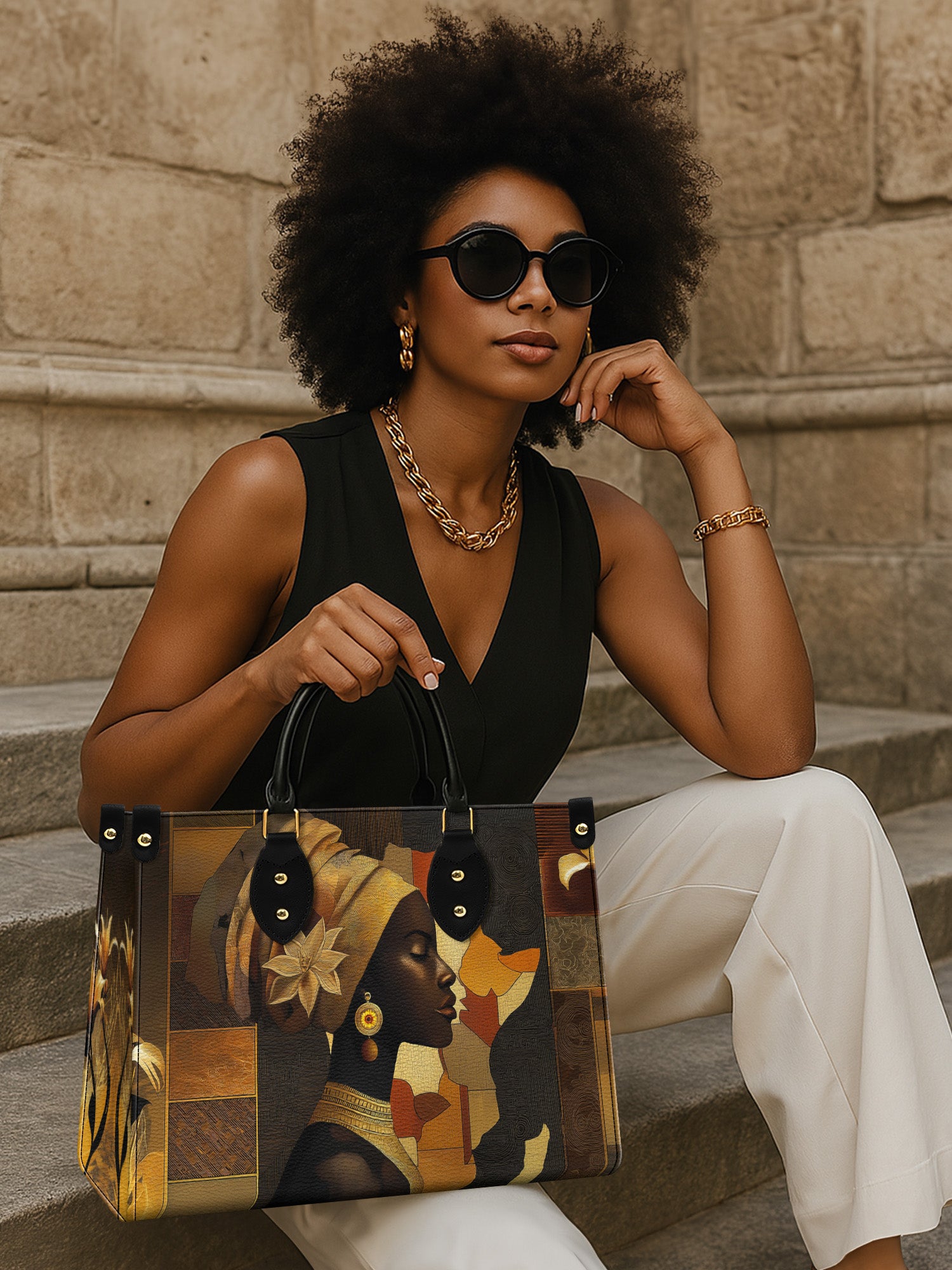 Scarlet Continent Premium Leather Handbag QR0XD766