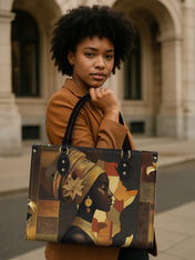 Scarlet Continent Premium Leather Handbag QR0XD766