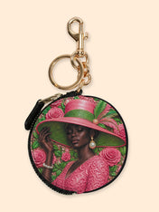 Chosen Bloom Circular Coin Pouch Bag Charm QR0TD708