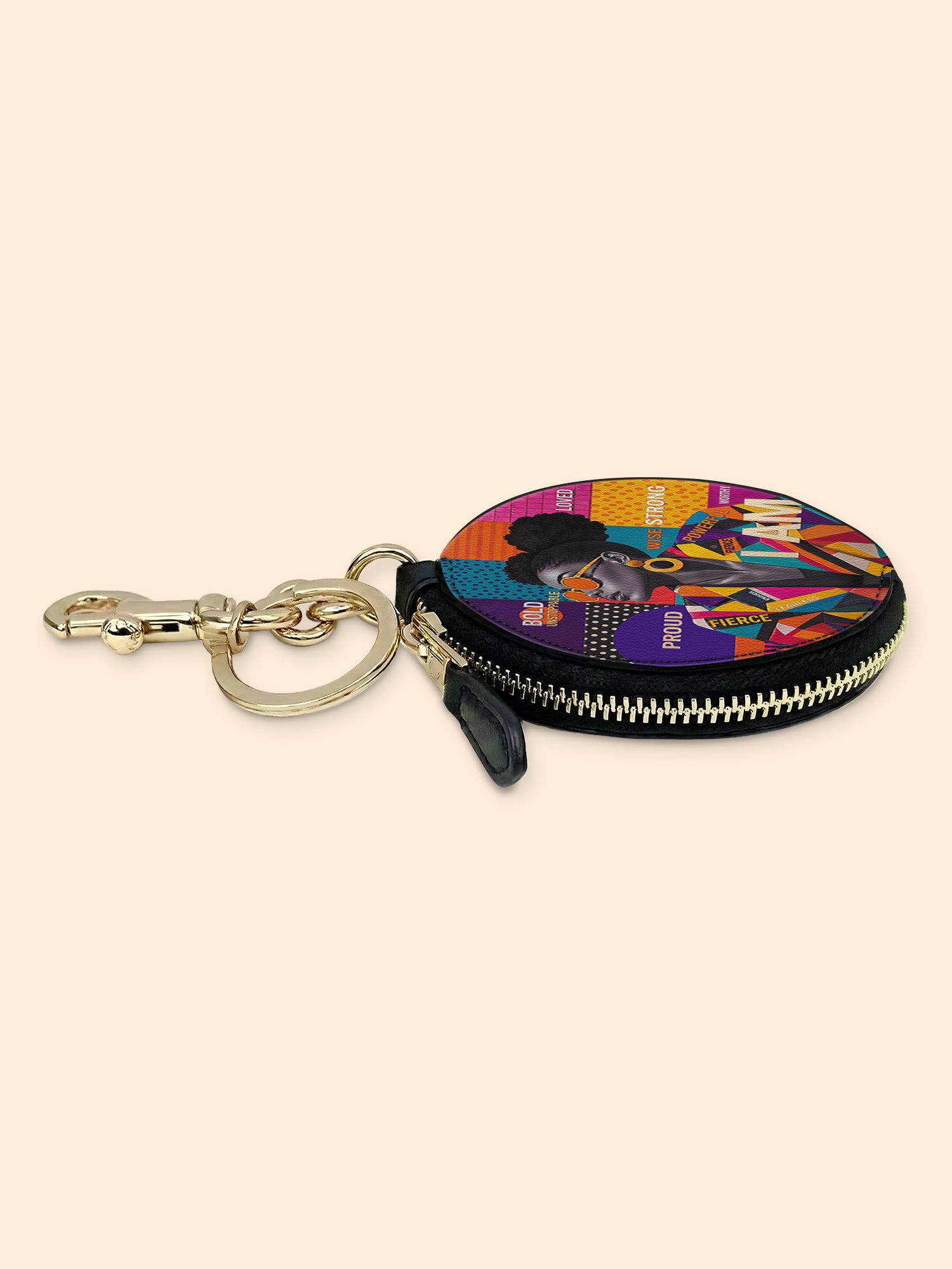 Ash Rebel Circular Coin Pouch Bag Charm QR0TD703