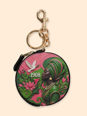 Rooted Grace Circular Coin Pouch Bag Charm QR0TD707