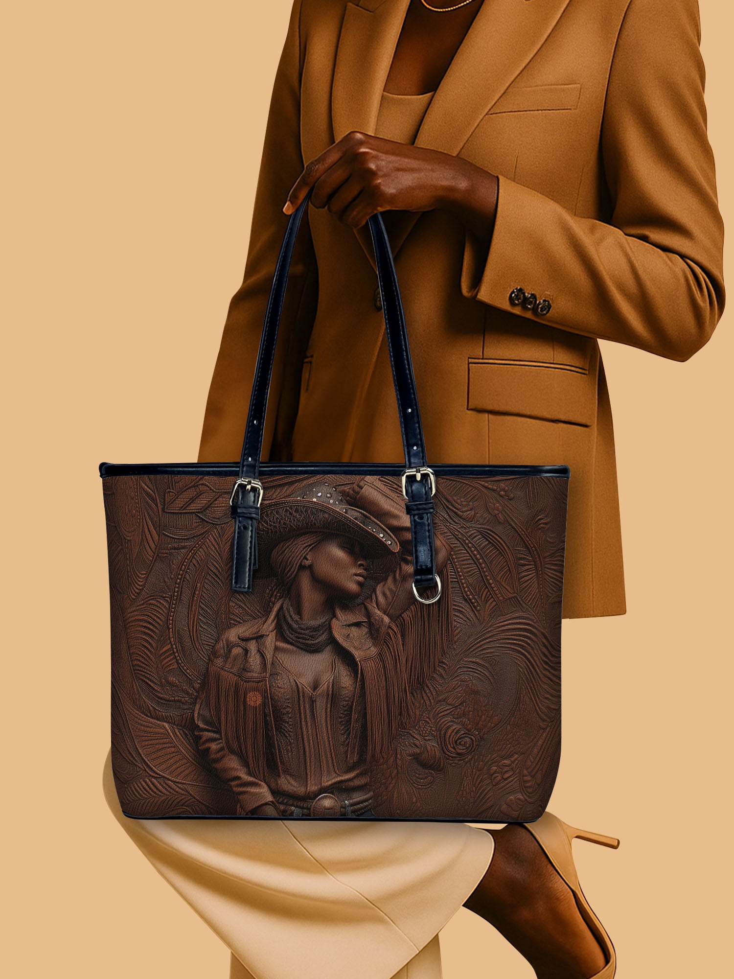 Westward Royal Leather Bucket Bag QR0TD456