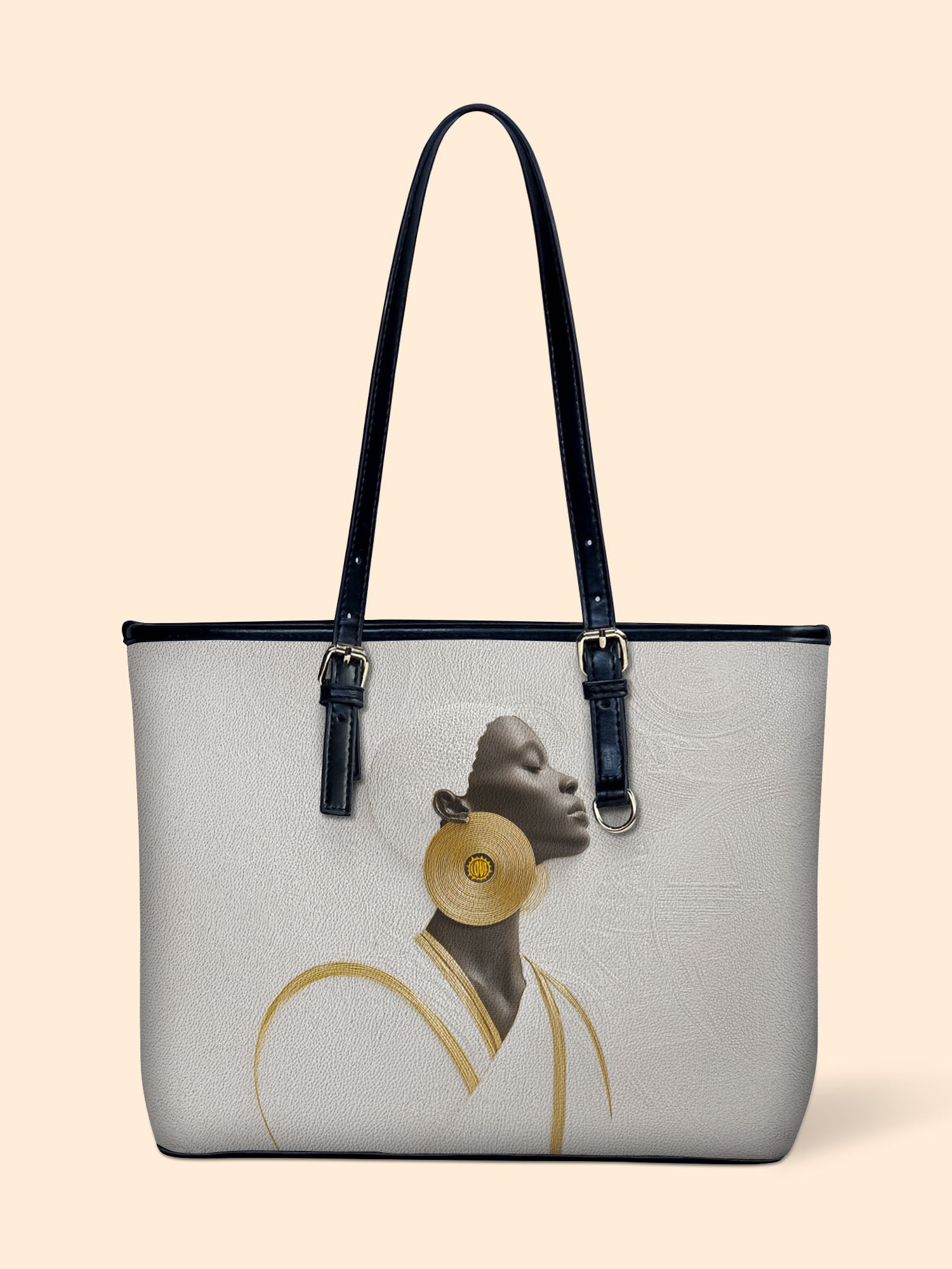 Fade Contrast Leather Bucket Bag QR0TD481