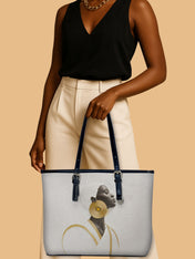 Fade Contrast Leather Bucket Bag QR0TD481