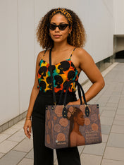 Rooted in Royalty Premium Leather Handbag