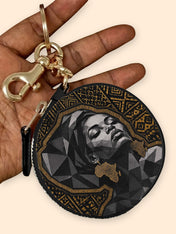 Golden Heritage Circular Coin Pouch Bag Charm QR0HH209