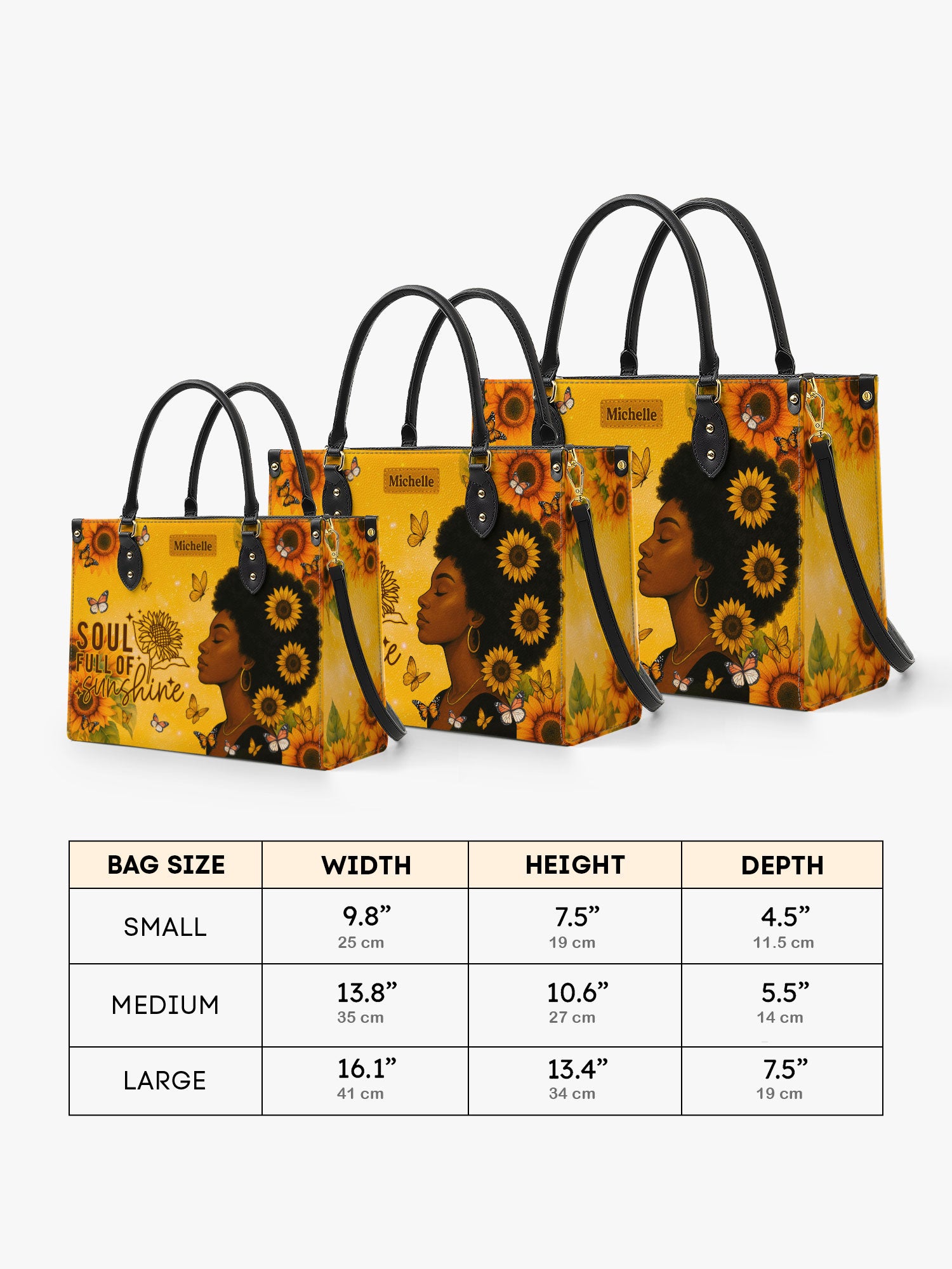 Sunshine Soul Premium Leather Handbag