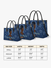 Melanin Majesty Premium Leather Handbag