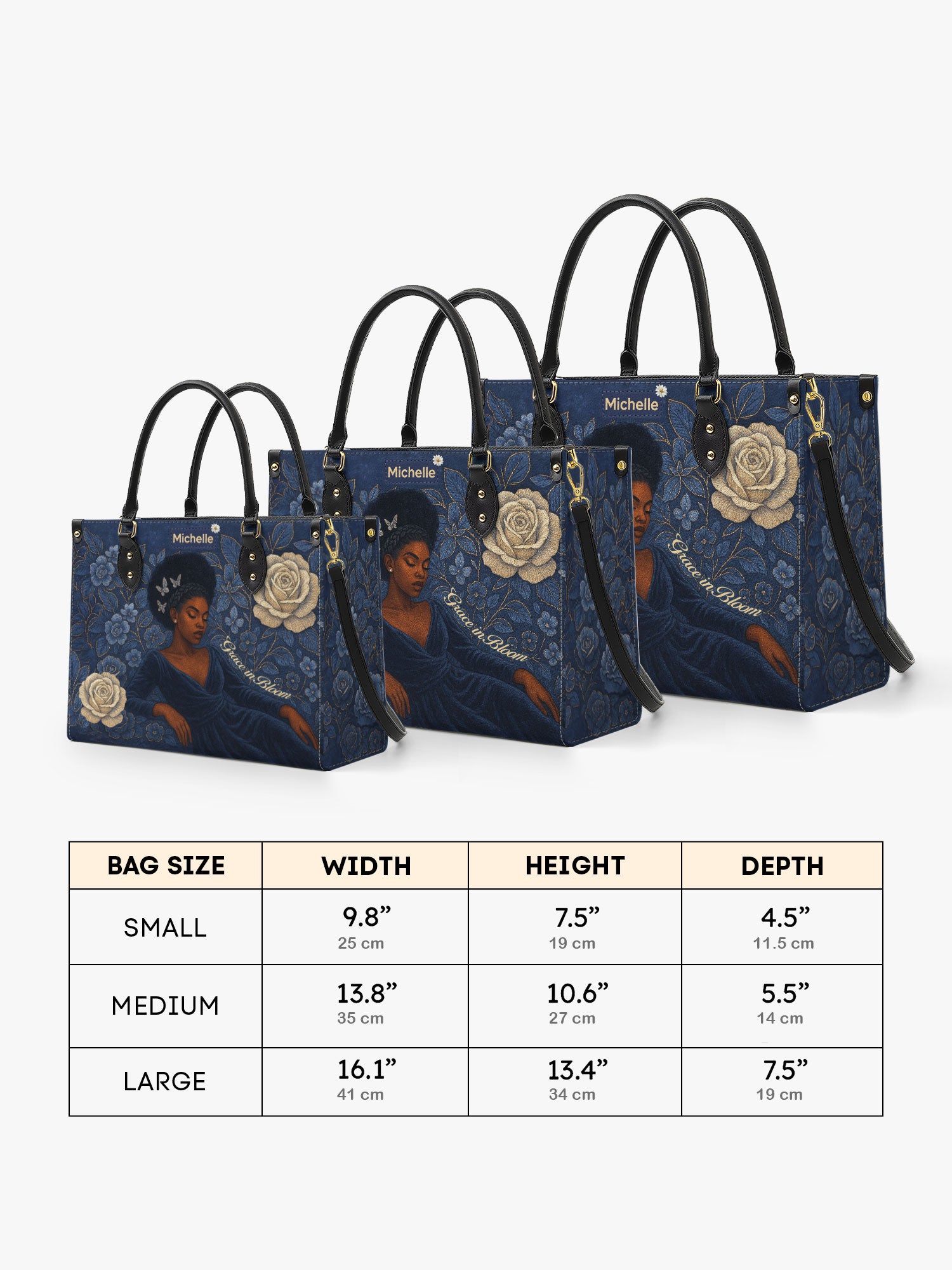 Grace in Bloom Premium Leather Handbag